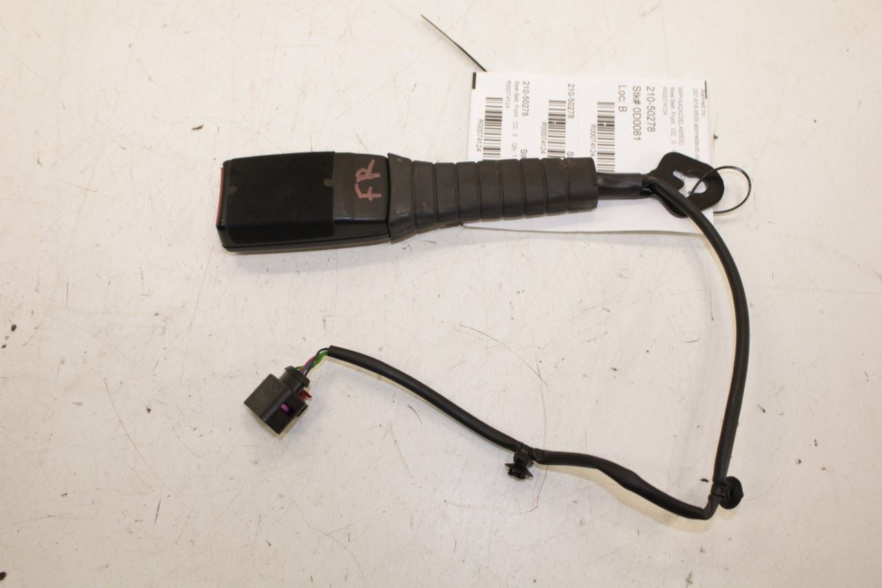 11-18 Porsche Cayenne Platinum 3.6L Front Passenger Right Side Seat Belt Buckle - Alshned Auto Parts