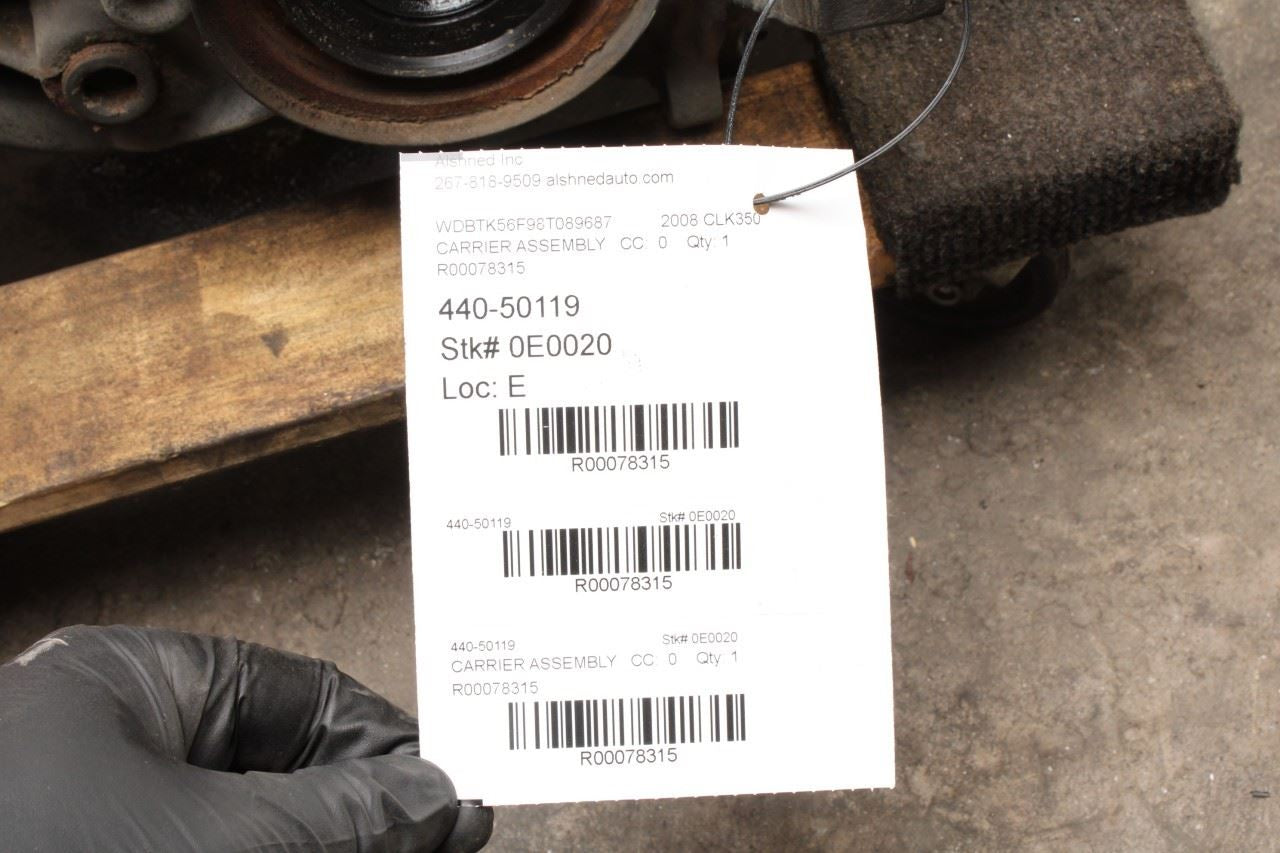 2006-09 Mercedes-Benz CLK 350 3.5L RWD Rear Differential Carrier 2.82 ratio 84K - Alshned Auto Parts