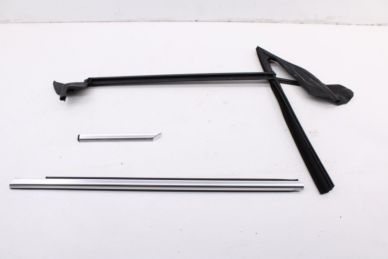 23-25 BMW 430i Gran Coupe xDrive Front Left Door Run Channel w Outer Molding Set - Alshned Auto Parts