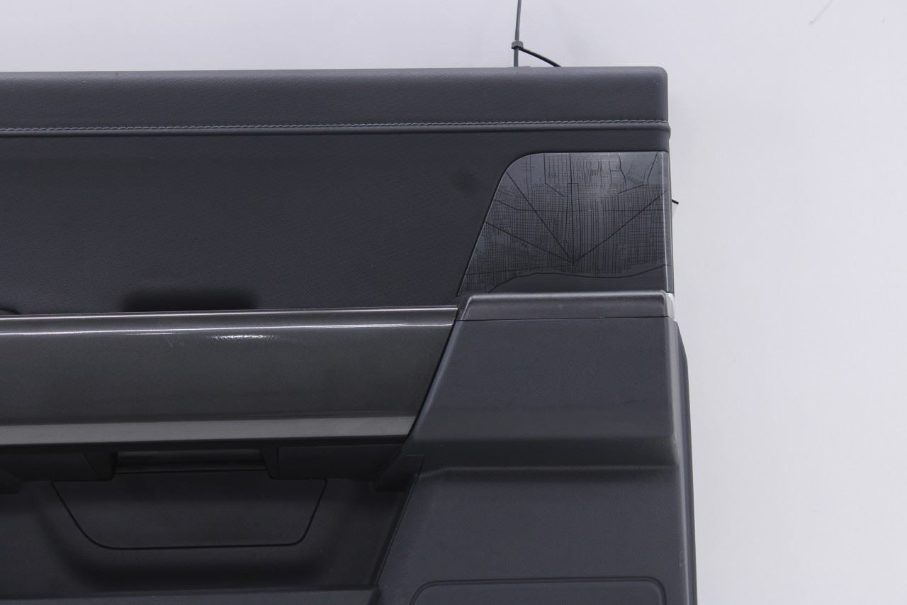 21-25 Ford F150 XLT Supercrew Rear Left Side Door Trim Panel ML3B-16642A55-A OEM3