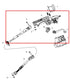 11-18 Jeep Wrangler Unlimited Sport 3.6L Steering Column Assembly 55351275AK OEM - Alshned Auto Parts
