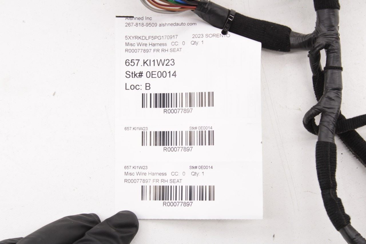 2021-25 Kia Sorento X-Line SX Prestige Front Right Seat Wire Harness 88551-R5100 - Alshned Auto Parts