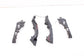 2011-14 Porsche Cayenne S Front Bumper RH LH Side Support Rail Mount Bracket Set0