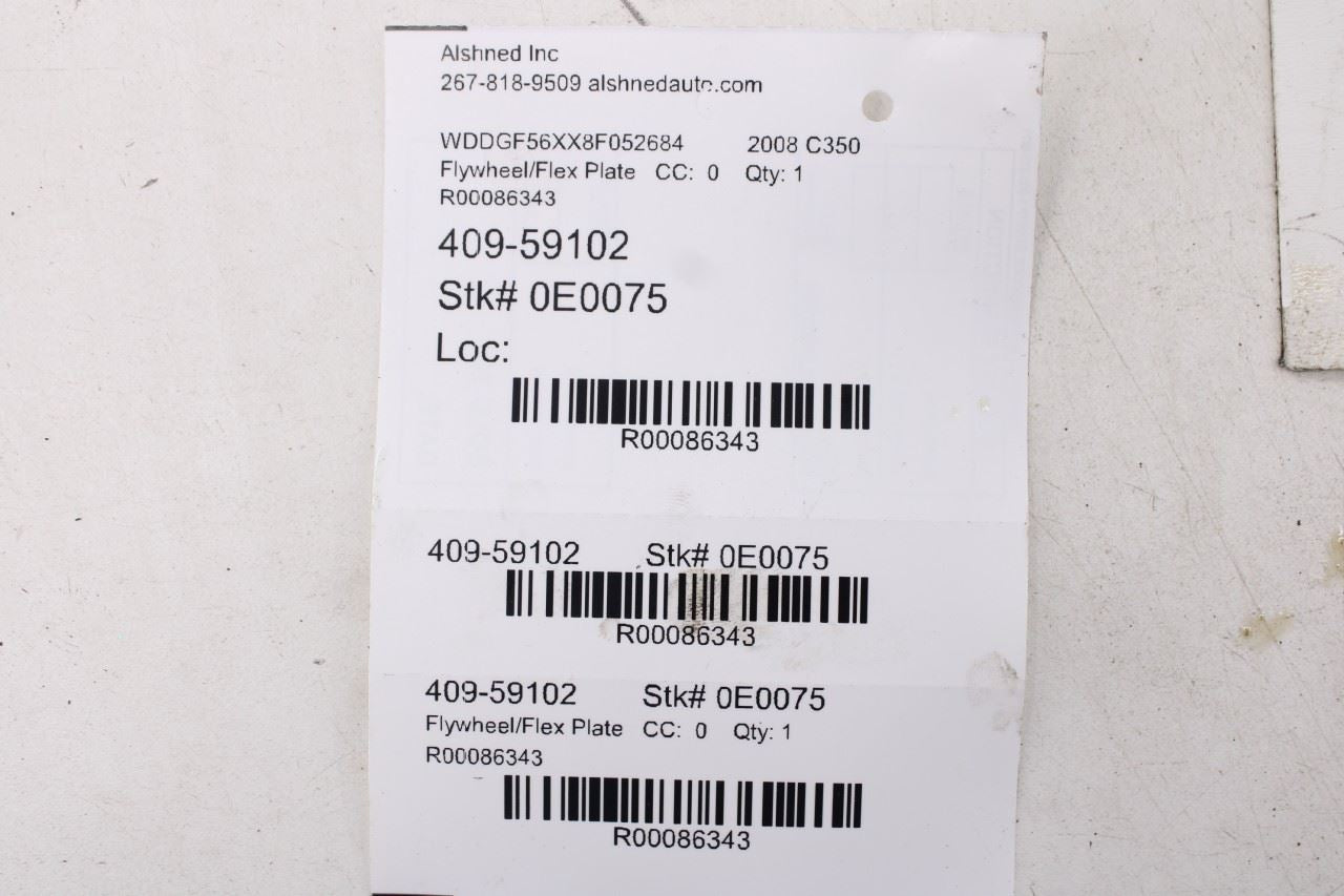 2006-11 Mercedes-Benz C350 Sport Auto Transmission Flywheel Flexplate w/ Spacers14