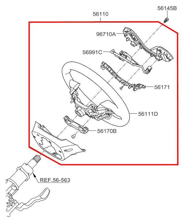 2016-18 Hyundai Elantra Value Edition Steering Wheel Leather w/ Control Buttons - Alshned Auto Parts
