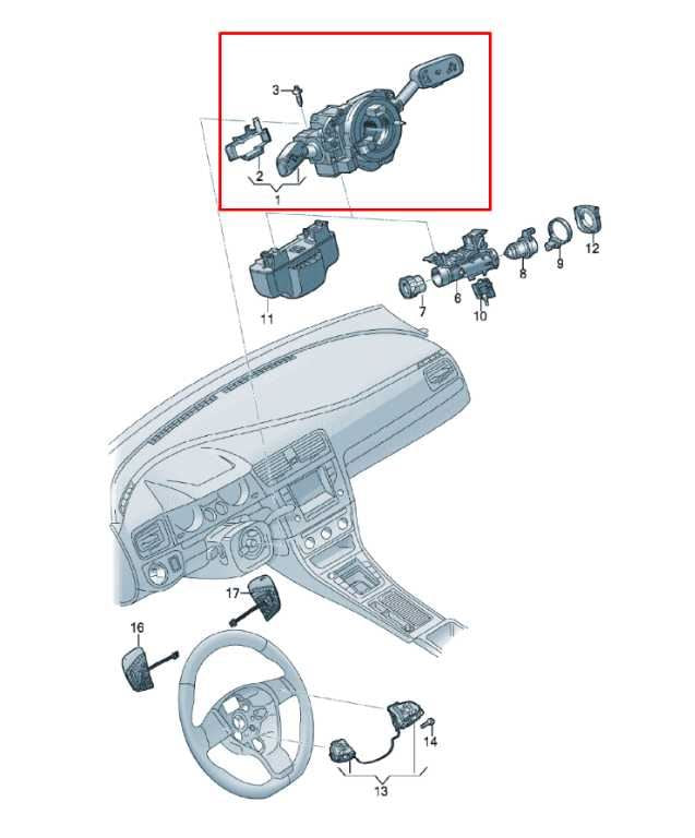 2018-25 Volkswagen Atlas SE 3.6L Steering Column Light Turn Signal Wiper Switch - Alshned Auto Parts