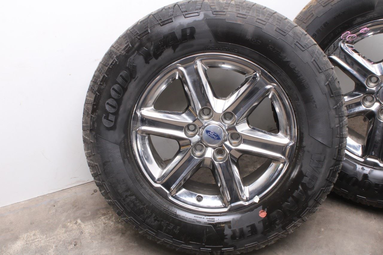 23-25 Ford F150 XLT Wheel Tire Goodyear Wrangler Territory AT 275/65R18 Set of 46