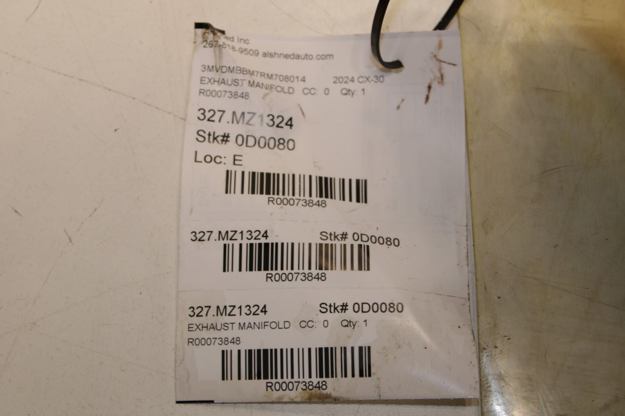 2023-2025 Mazda CX-30 2.5 S 2.5L AWD Exhaust Manifold with Pipe PYEE-20-50XA OEM - Alshned Auto Parts