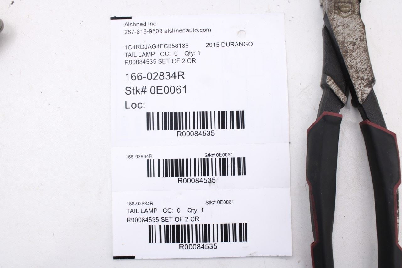 2014-2025 Dodge Durango SXT Rear Right and Left Side Tail Light Lamp Set *ReaD* - Alshned Auto Parts
