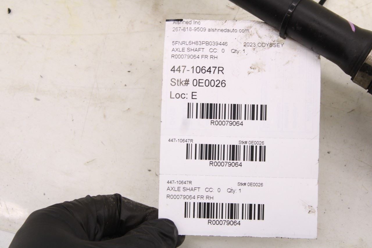 2018-2024 Honda Odyssey Touring FWD Front Right Side CV Axle Drive Half Shaft - Alshned Auto Parts