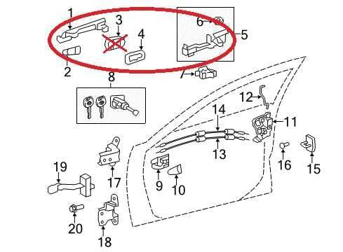 07-11 Toyota Camry LE Front Left Side Exterior Door Handle 69211-06060-B1 *ReaD* - Alshned Auto Parts