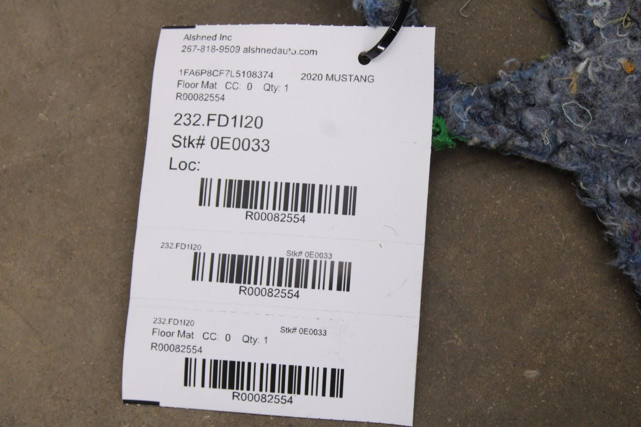 16-23 Ford Mustang GT 5.0L Front Floor Interior Carpet Liner JR3Z-6313000-BC OEM11