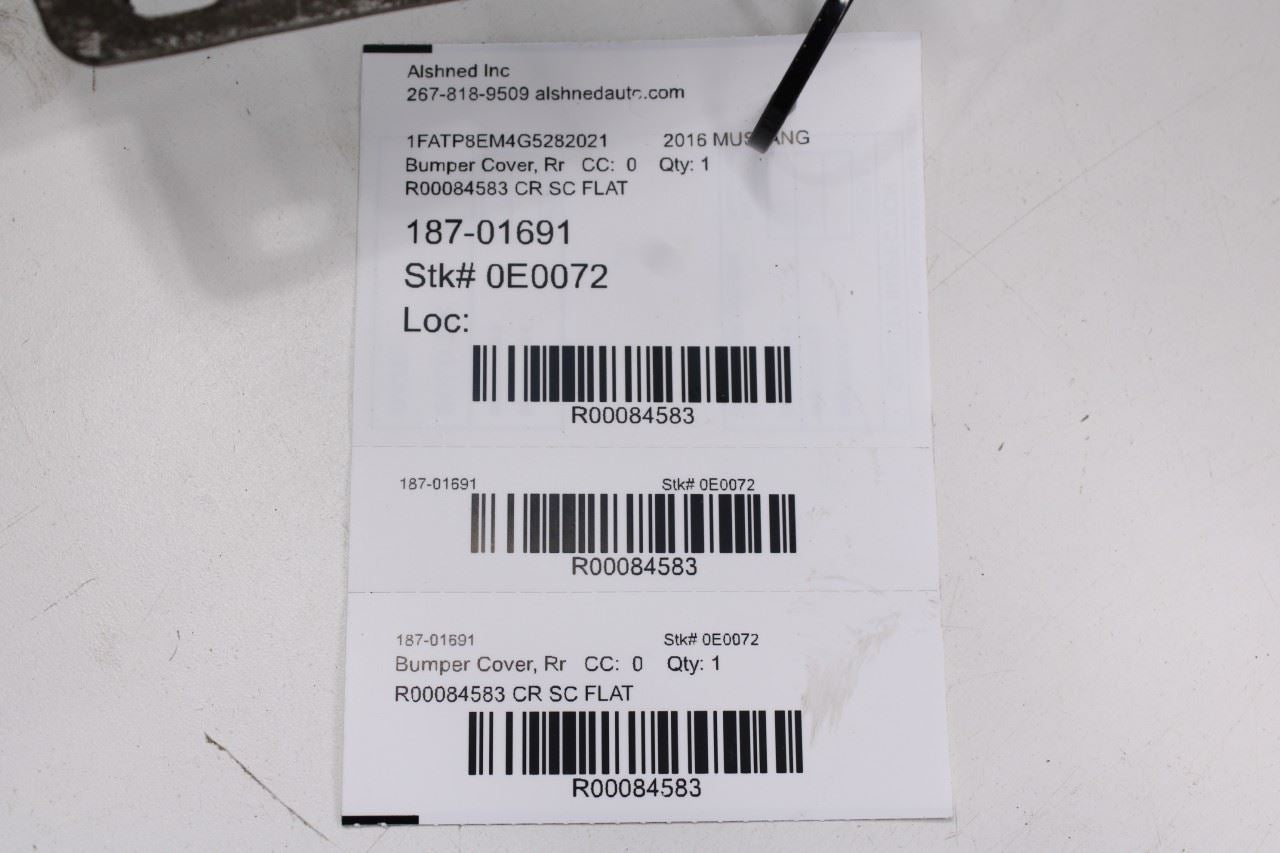 2015-2017 Ford Mustang Conv V6 Rear Bumper Cover FR3Z-17K835-AA OEM *ReaD*21