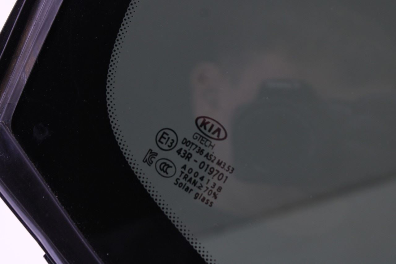 2018-23 KIA Stinger GT2 AWD Rear Right Side Door Window Fixed Vent Glass *ReaD* - Alshned Auto Parts