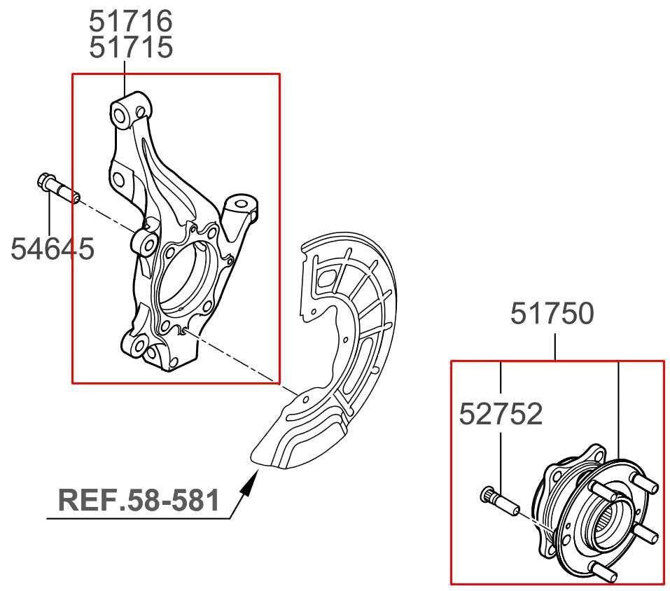 2021-2024 Kia K5 GT-Line Front Left Driver Side Spindle Knuckle Hub 51710-L0500 - Alshned Auto Parts