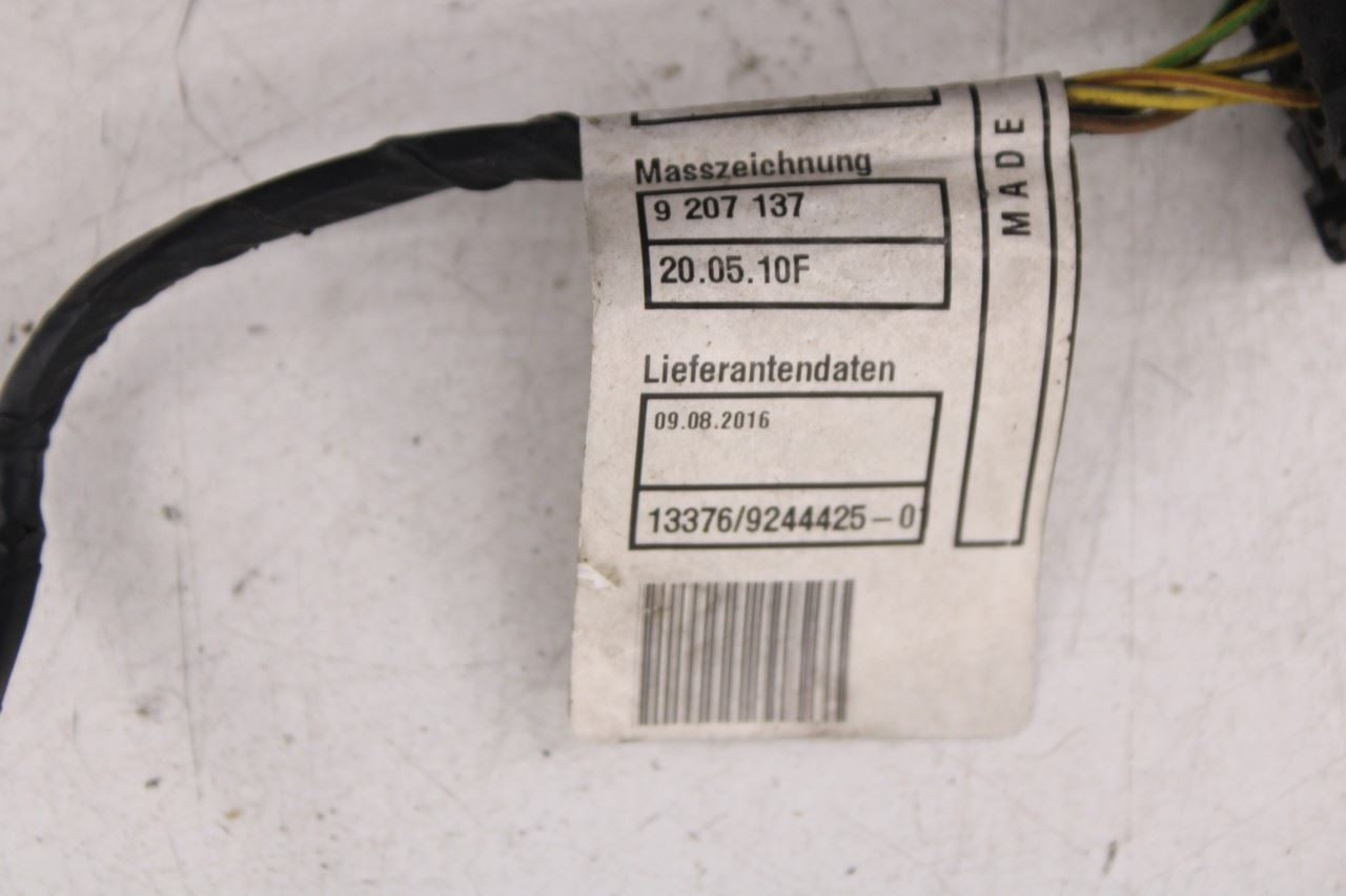 2011-2013 BMW X5 Xdrive35i Rear Bumper PDC Wire Harness w/ Park Sensors 924442510