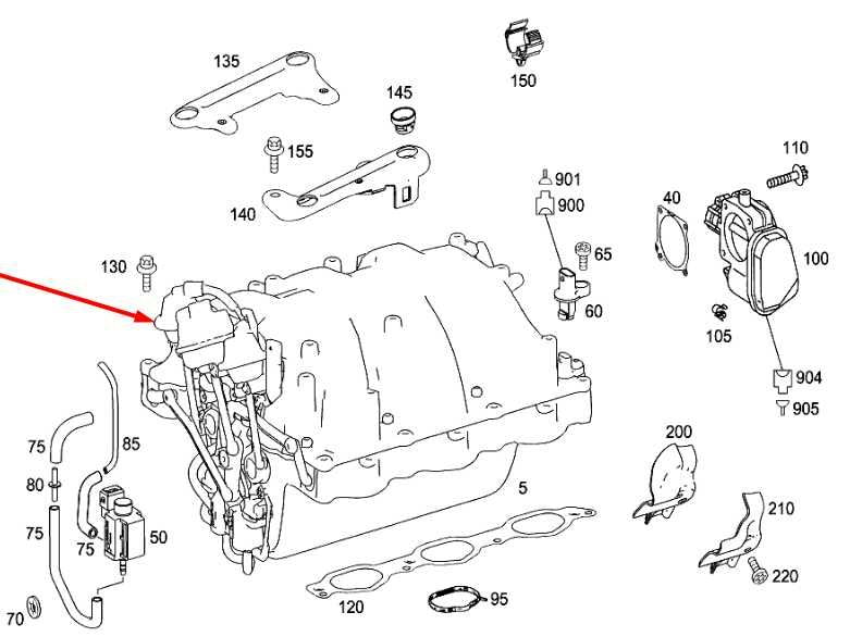 2006-2011 Mercedes-Benz C350 Sport 3.5L Engine Intake Manifold w/ Throttle Body - Alshned Auto Parts