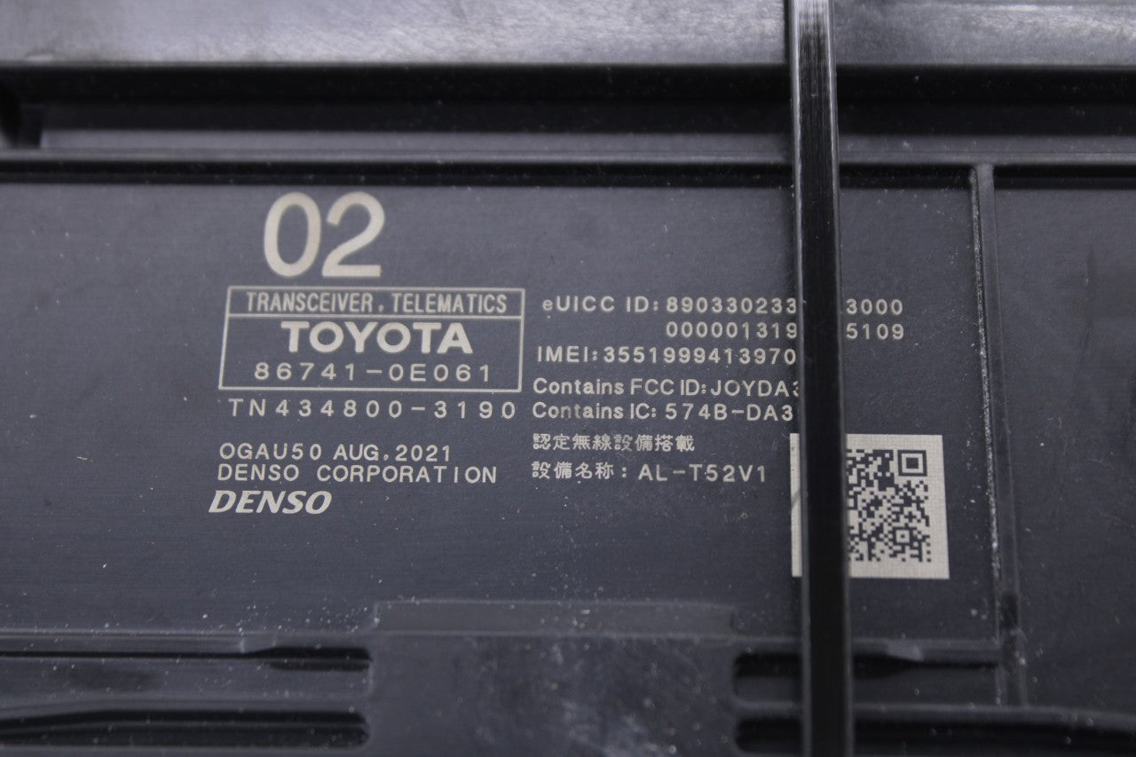 2019-2023 Toyota Tacoma SR5 Transceiver Telematics Control Module 86741-0E061 1