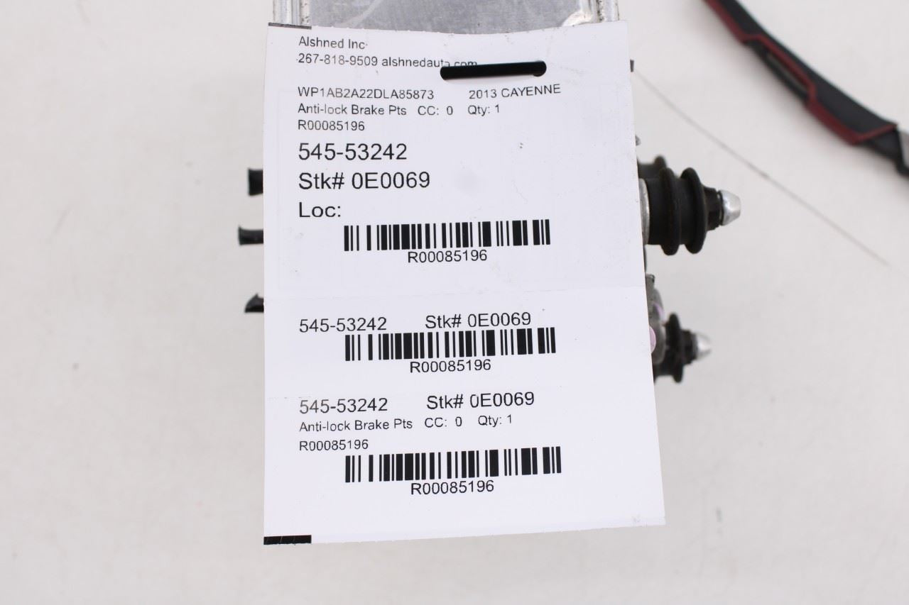 11-14 Porsche Cayenne S 4.8L ABS Anti Lock Brake Pump Control Module 7P0907379P6