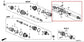 2015-2022 Acura ILX Technology A-Spec FWD Front Right CV Intermediate Axle Shaft - Alshned Auto Parts