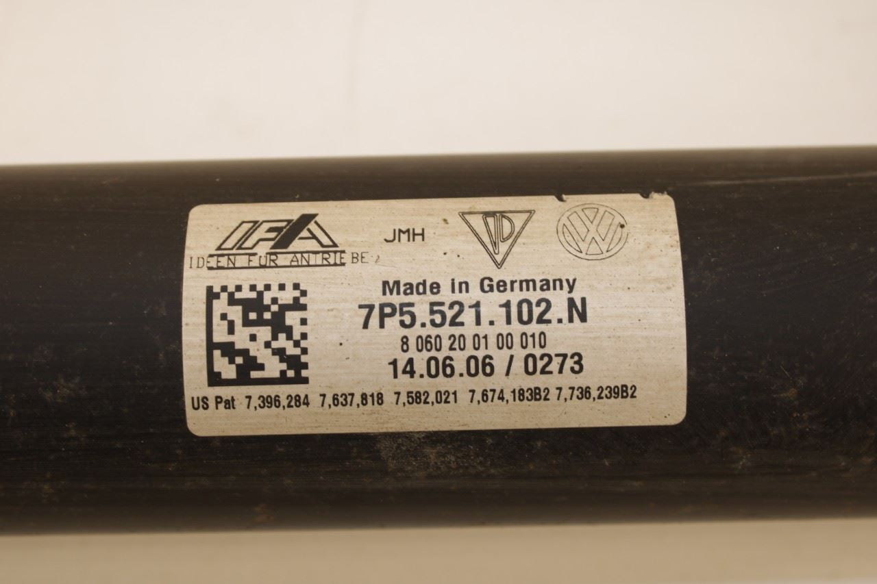 11-18 Porsche Cayenne Platinum 3.6L AWD Rear Drive Shaft Propeller 7P5-521-102-N - Alshned Auto Parts