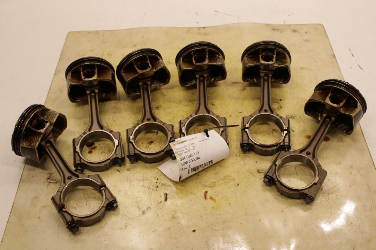 17-23 GMC Acadia SLT-1 3.6L Engine Piston with Connecting Rod Set of 6 12647161 - Alshned Auto Parts