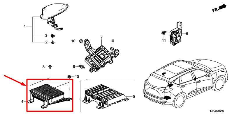2021 Acura RDX SH-AWD Panasonic Sound System Amplifier Amp 39186-TJB-A51 OEM1