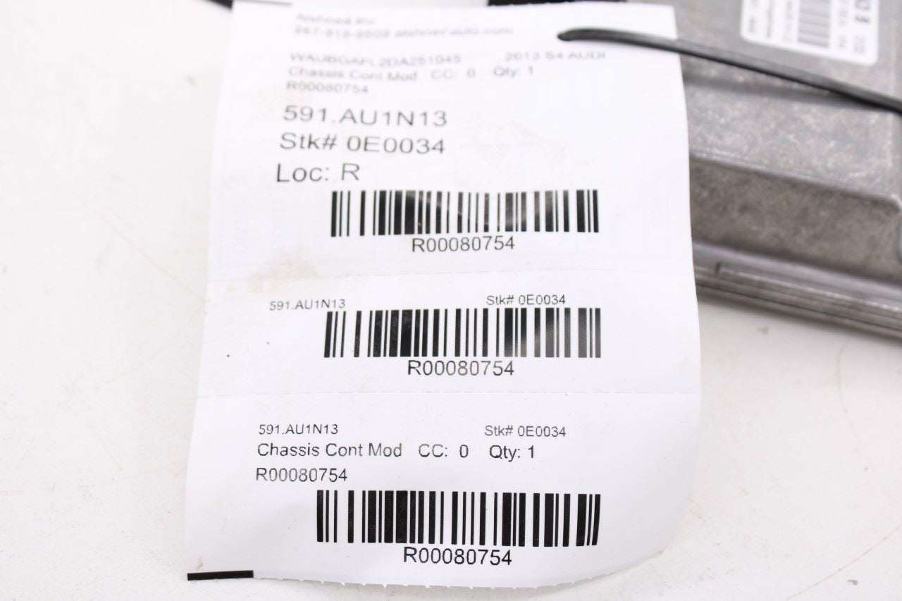 13-16 Audi S4 Premium Plus 3.0L AWD Active Differential Computer Control Module11