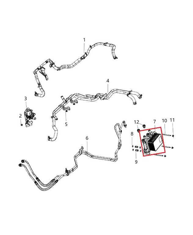 2014-2024 RAM 1500 Classic Express 5.7L Auto Transmission Oil Cooler 52014750AE1