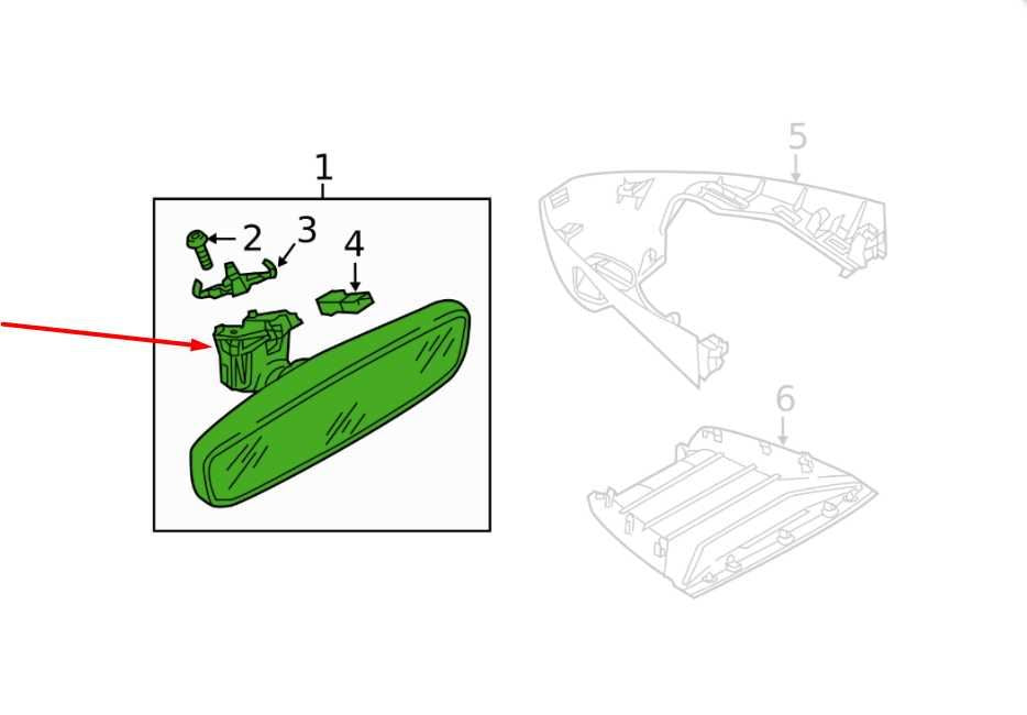19-25 Volkswagen Jetta SE Interior Rear View Mirror with Auto Dim 3G0857511AN9B91