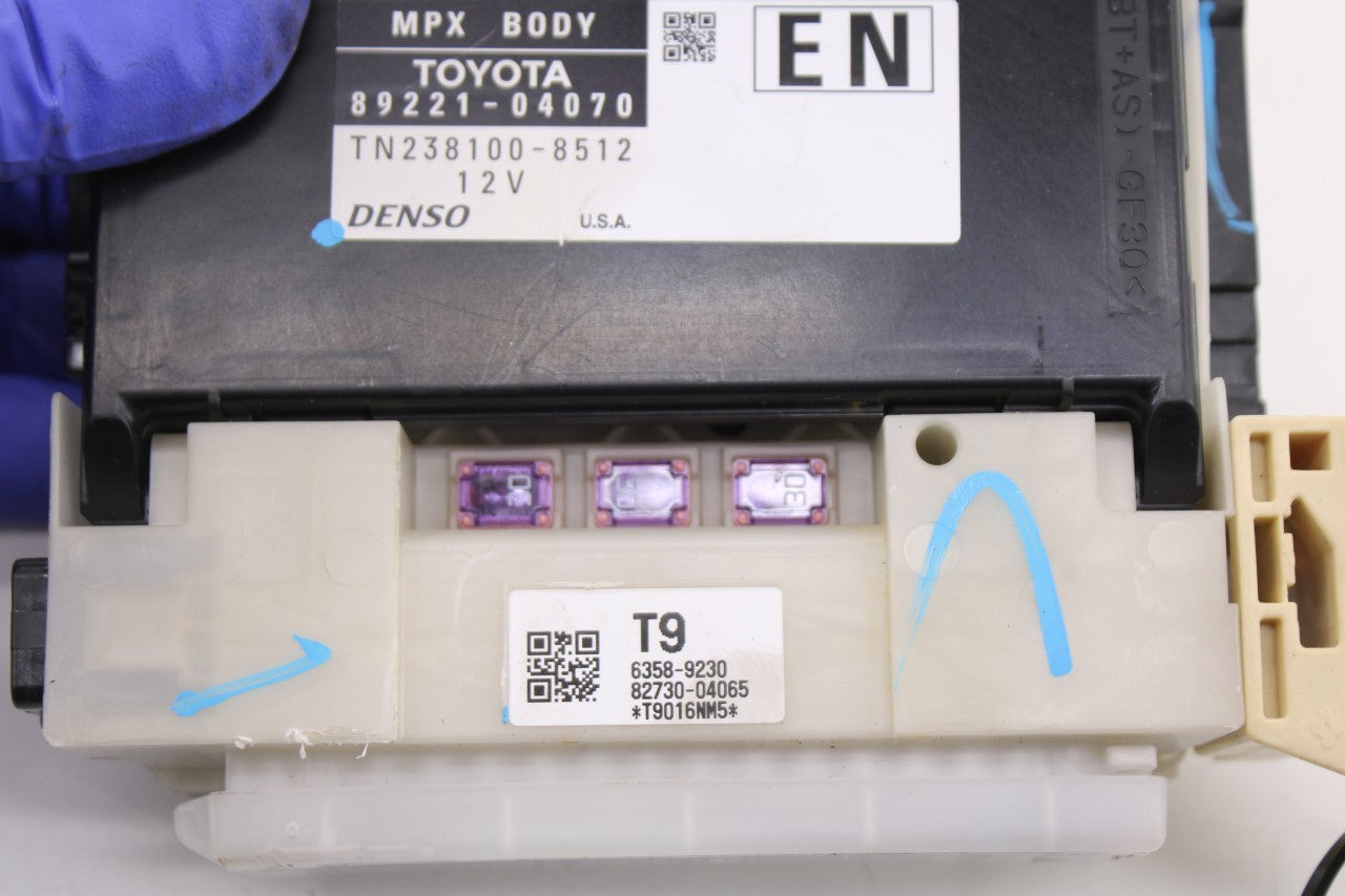 19-2023 Toyota Tacoma SR5 3.5L Multiplex Network Body Control Module 89221-04070 - Alshned Auto Parts