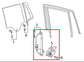 2018-24 Volkswagen Atlas S Rear Left Driver Side Door Window Regulator w/ Motor - Alshned Auto Parts