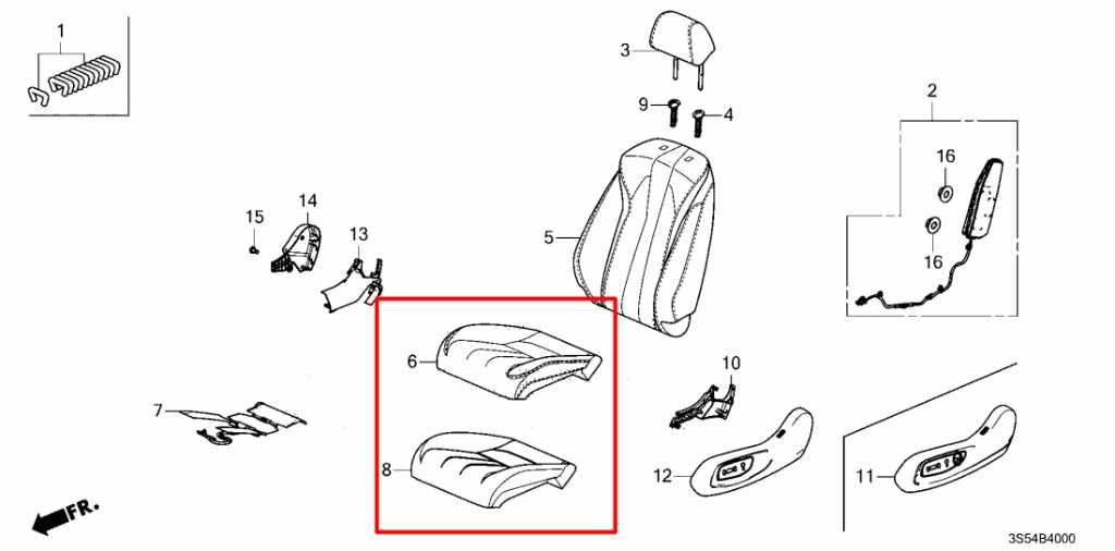 23-25 Acura Integra A-Spec FWD Front Left Side Seat Lower Track Frame w/ Cushion - Alshned Auto Parts