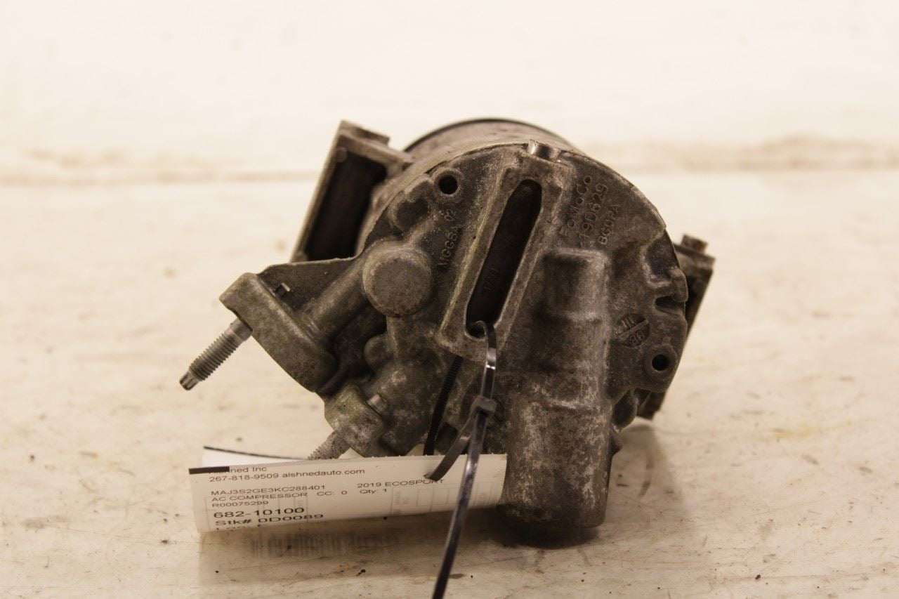 2018-2022 Ford Ecosport SE 1.0L AC Air Conditioner Compressor H1BH-19D629-DA OEM - Alshned Auto Parts