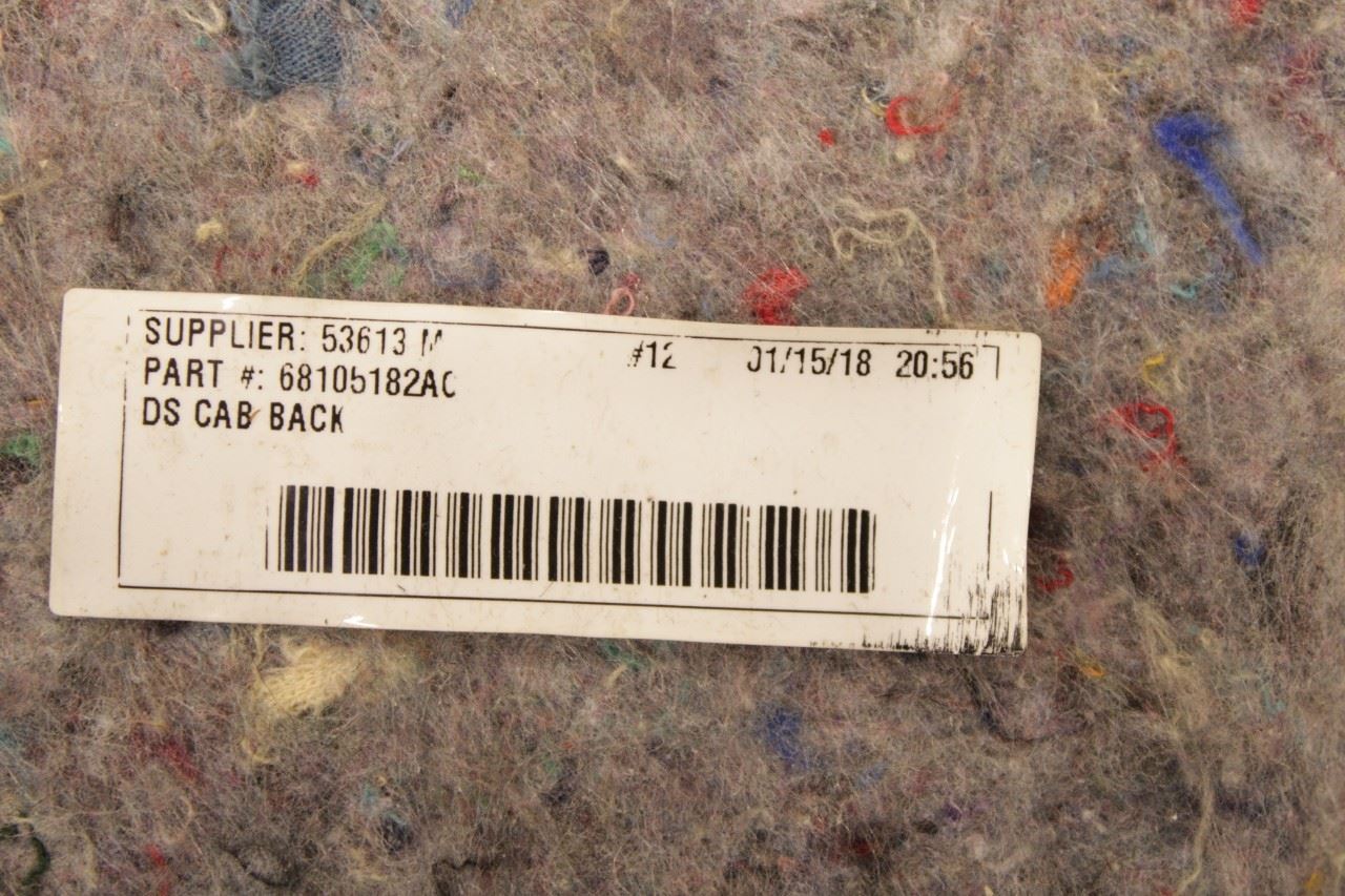 2011-23 Ram 2500 Tradesman Crew Cab 6.4L 2WD Rear Inner Panel Insulator Silencer - Alshned Auto Parts