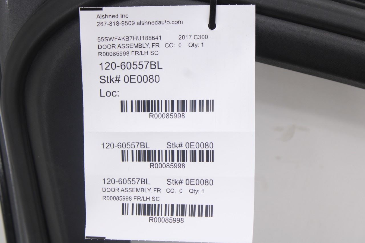 2015-21 Mercedes-Benz C300 4Matic Front Left Side Door Shell Panel 205720010564 - Alshned Auto Parts