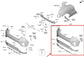 2019-2021 Hyundai Veloster Rear Bumper Cover 86611-J3000 86612-J3010 OEM2