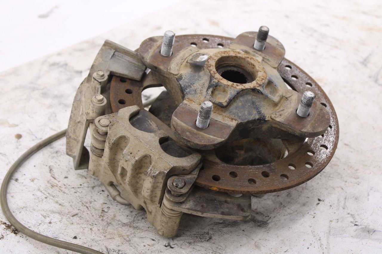 2015-23 Polaris RZR XP 1000 Front Left Side Spindle Knuckle Hub w/ Brake Caliper - Alshned Auto Parts