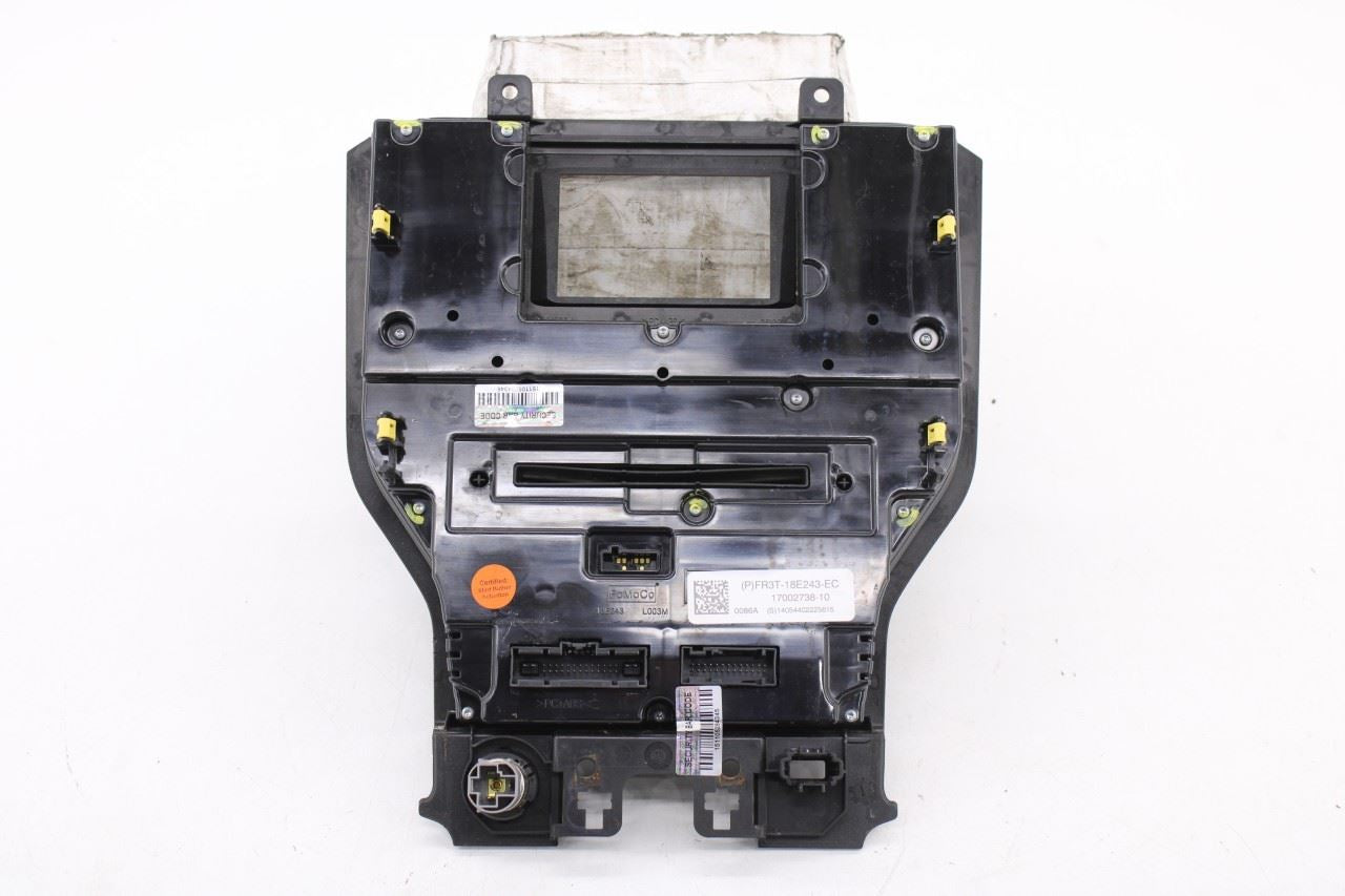 2016-2017 Ford Mustang Conv V6 Radio Faceplate HVAC Temperature Control Panel4