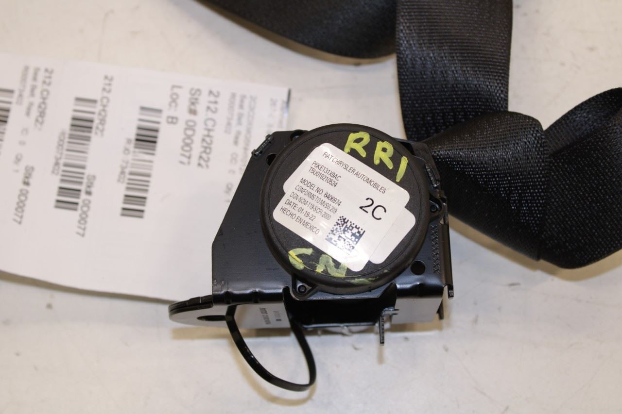 2019-23 Dodge Charger GT Rear Center 2nd Row Seat Belt Retractor w/ Belt Buckle - Alshned Auto Parts