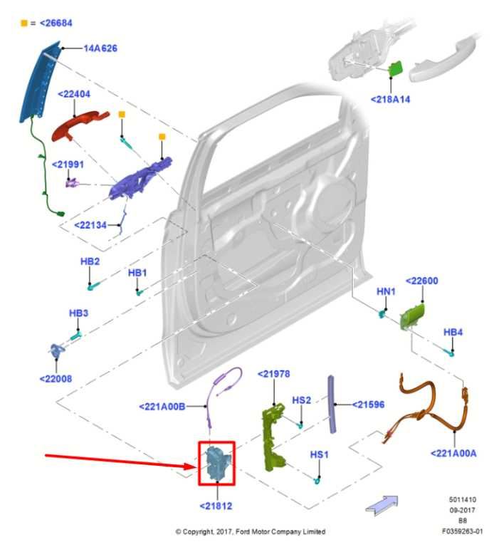 2018-24 Ford Expedition Limited Front Left Driver Side Door Lock Latch Actuator - Alshned Auto Parts