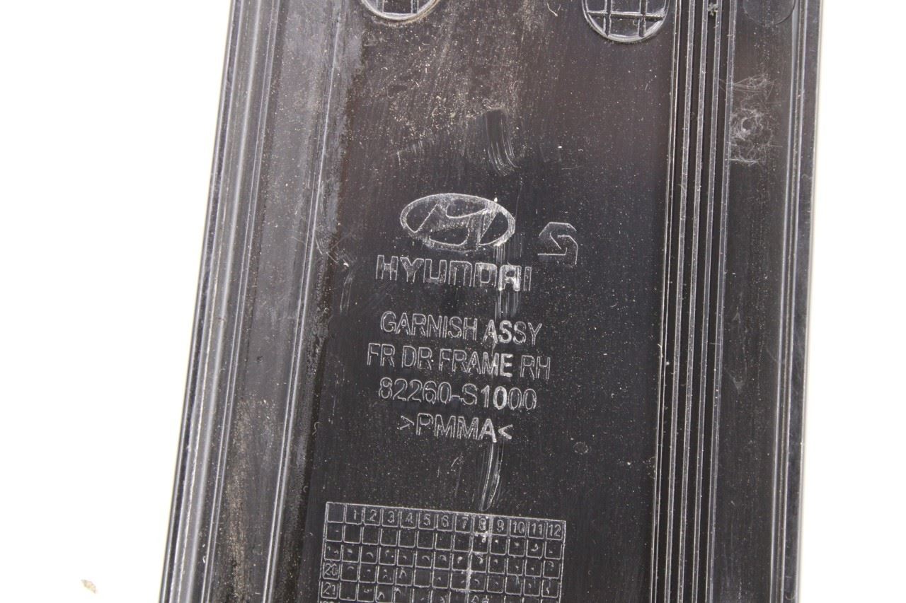 19-23 Hyundai Santa Fe Front Right Door B Pillar Applique Molding 82260-S1000 - Alshned Auto Parts