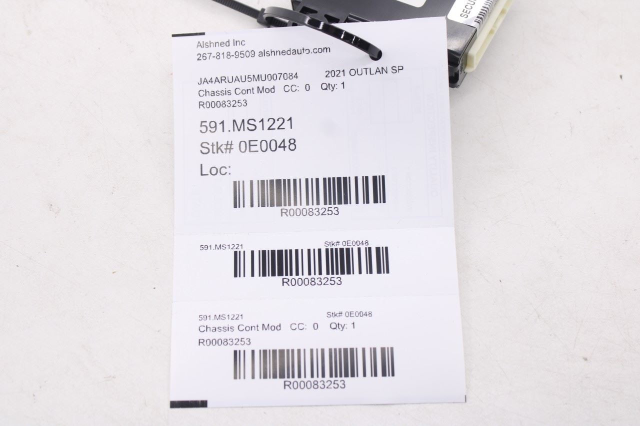 2021 Mitsubishi Outlander Sport One-Touch Start System Control Module 8637B0978
