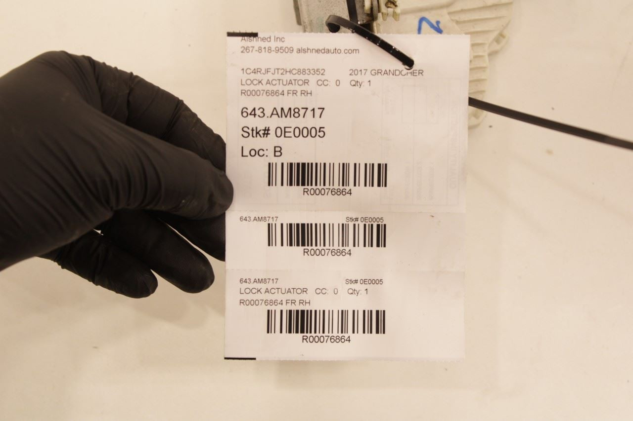 2011-2022 Jeep Grand Cherokee Summit Front Right Side Door Lock Latch Actuator - Alshned Auto Parts