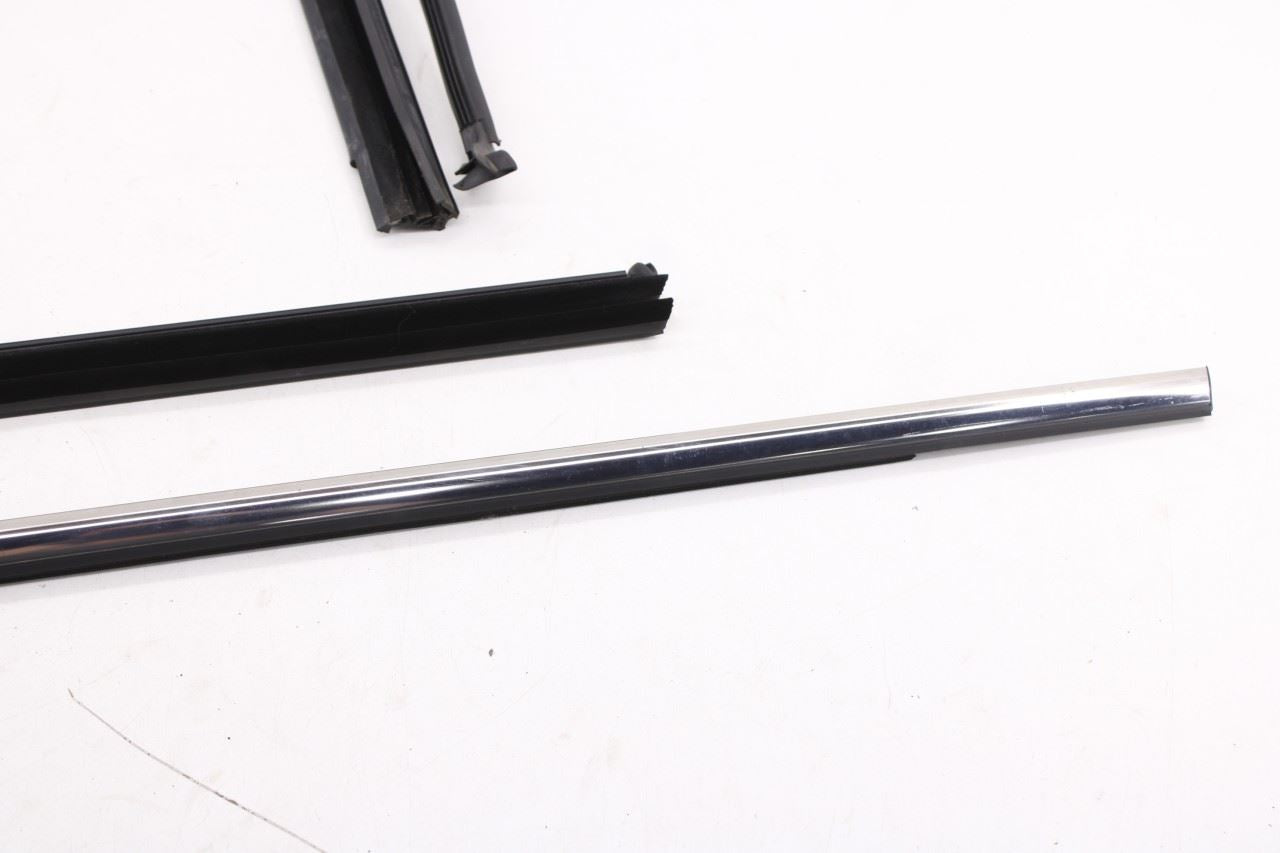 2019-26 Volkswagen Jetta SE Rear Right Door Run Channel w/ Belt Weatherstrip Set - Alshned Auto Parts
