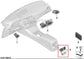 23-24 BMW 430i Gran Coupe xDrive Console Back Panel w/ Heater Control and Vents - Alshned Auto Parts