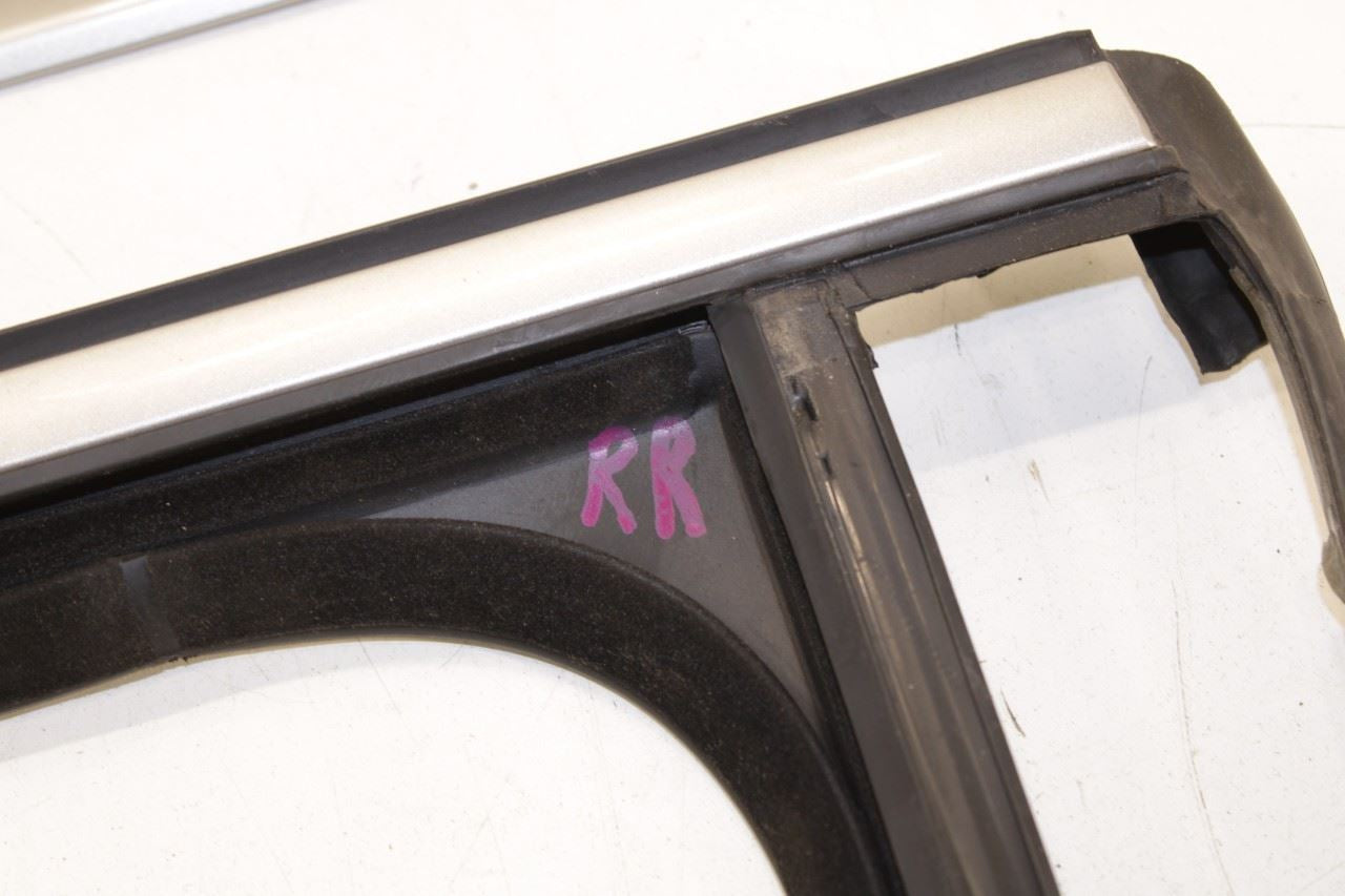 11-18 Porsche Cayenne Platinum Rear Right Door Run Channel w/ Belt Outer Molding - Alshned Auto Parts