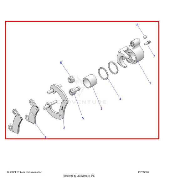 2024-2025 Polaris RZR XP 1000 Ultimate Rear Left Driver Side Brake Disc Caliper - Alshned Auto Parts