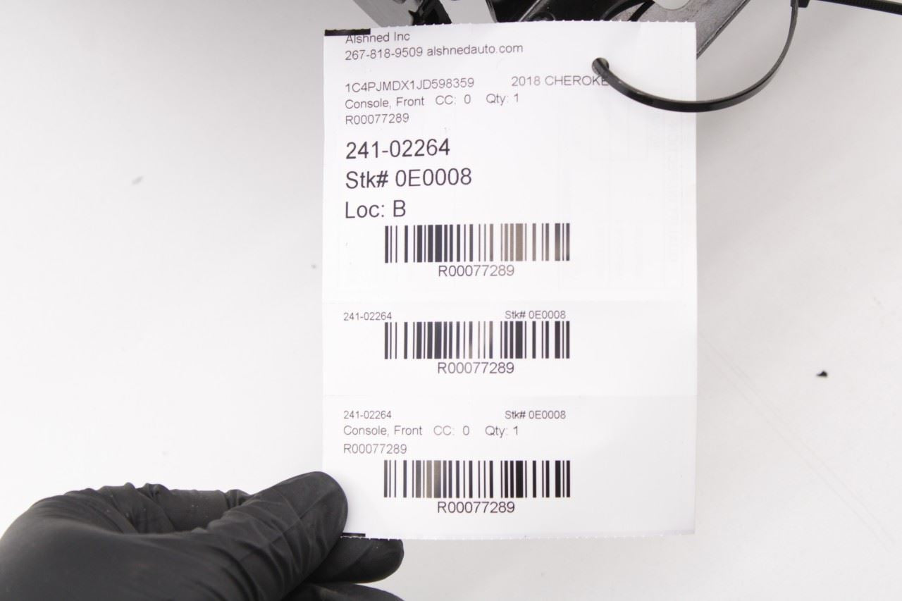 14-18 Jeep Cherokee Limited Front Center Console Armrest Storage Lid 1WZ791X9AD - Alshned Auto Parts