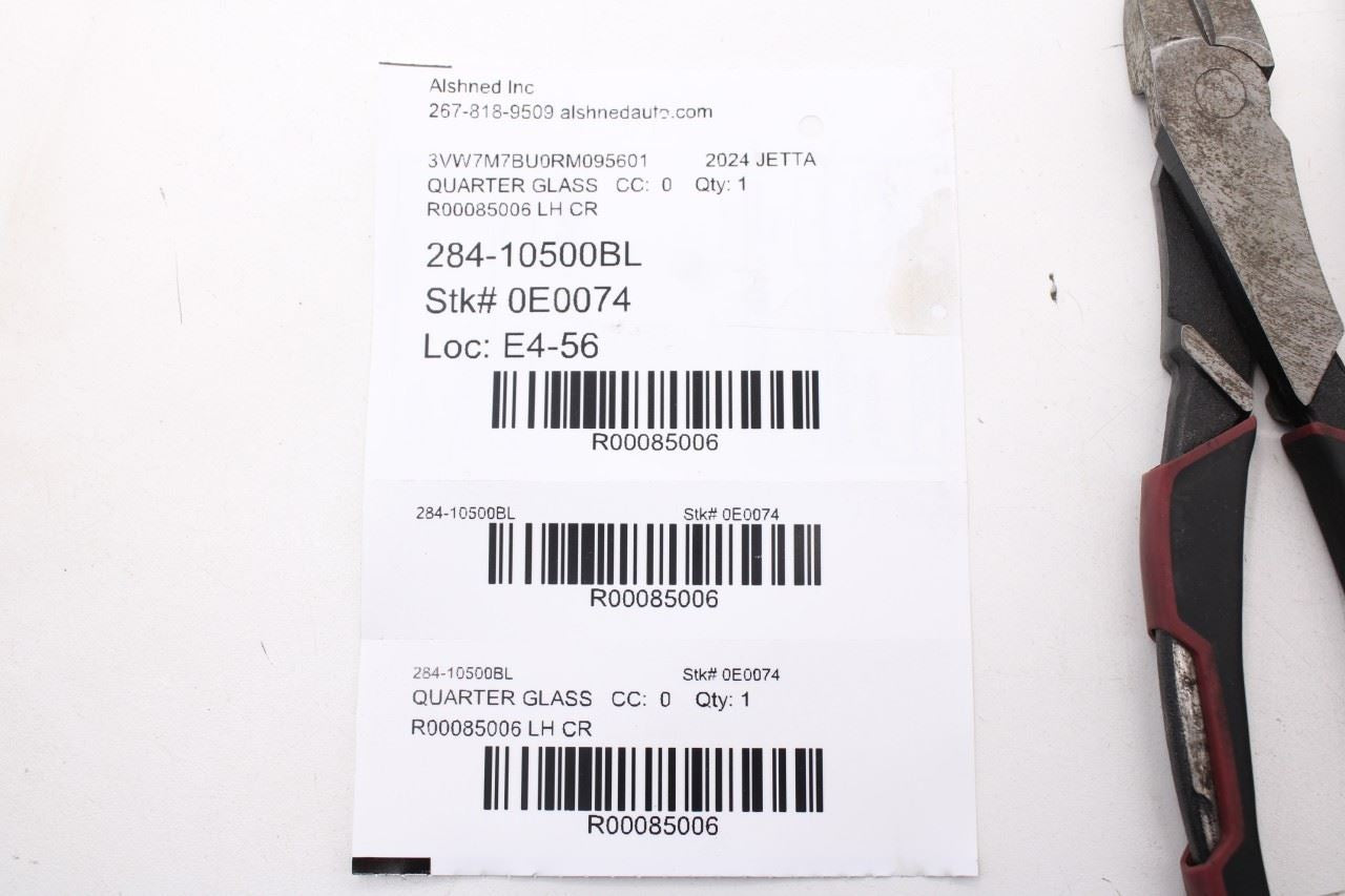 2019-26 Volkswagen Jetta SE Rear Left Quarter Window Glass 17A845041KVNH *ReaD*11